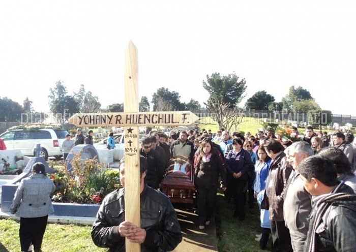 El pueblo de Lago Ranco y comunidad municipal de Los Ríos despidieron a Yohany Huenchul