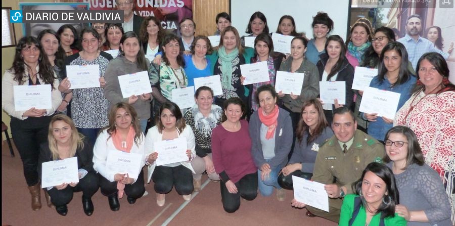 Dirigentes sociales fueron certificados como monitores contra a violencia de género