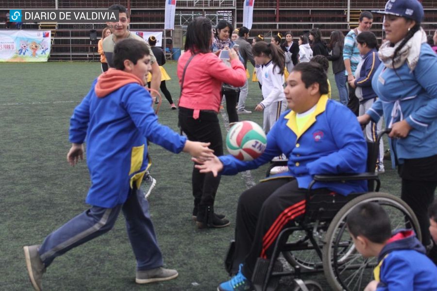 Encuentro polideportivo adaptado llenó de color el Félix Gallardo