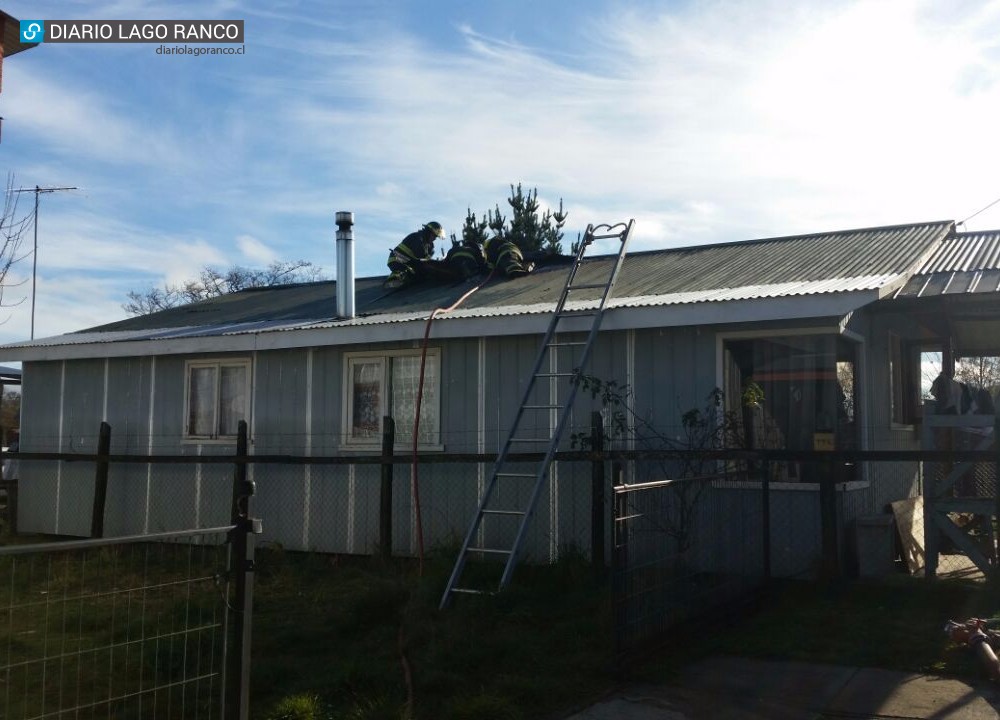 Bomberos logró controlar incendio de una vivienda en Ignao