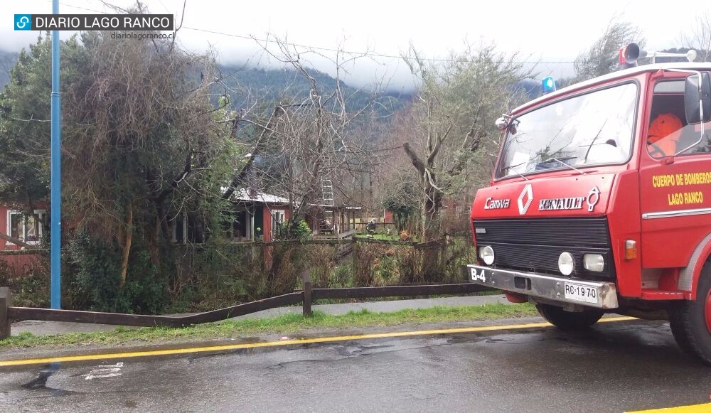 Inflamación de cañón en Riñinahue movilizó a bomberos