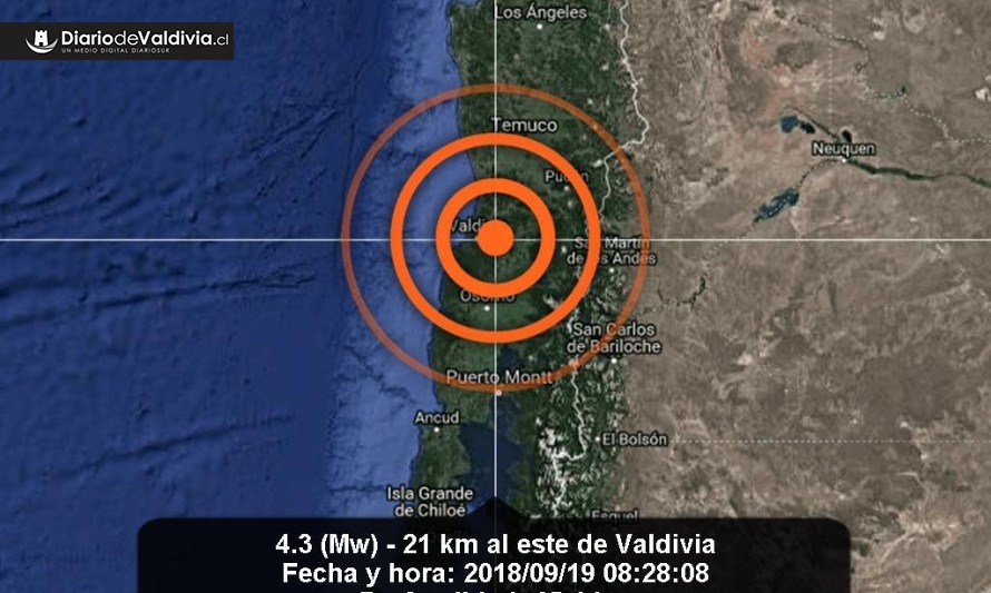 Sismo con epicentro a 21 kilómetros de Valdivia despertó (y asustó) a tres regiones