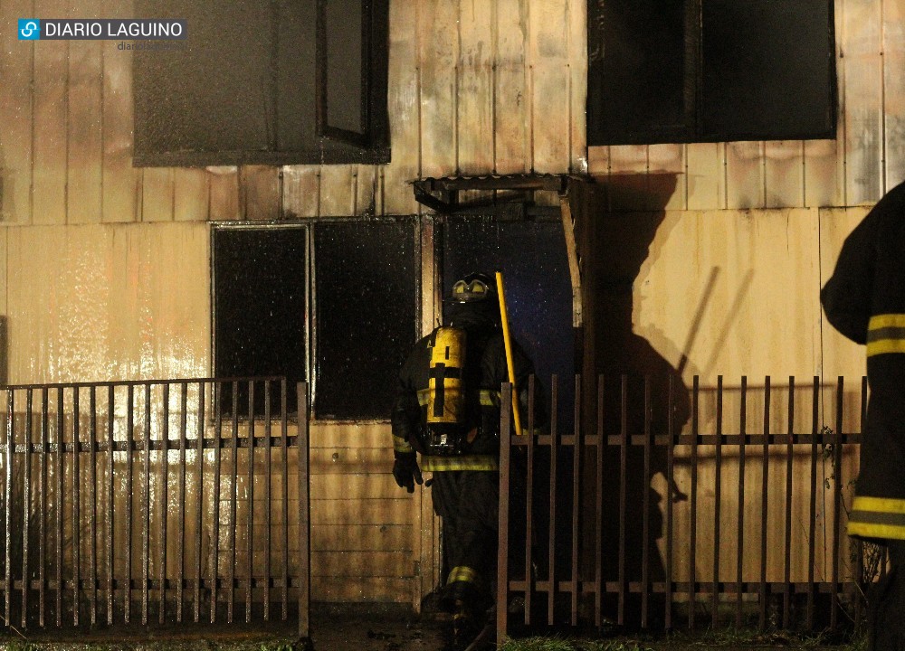 Mujer falleció tras incendio de su domicilio en villa San Pedro de Los Lagos