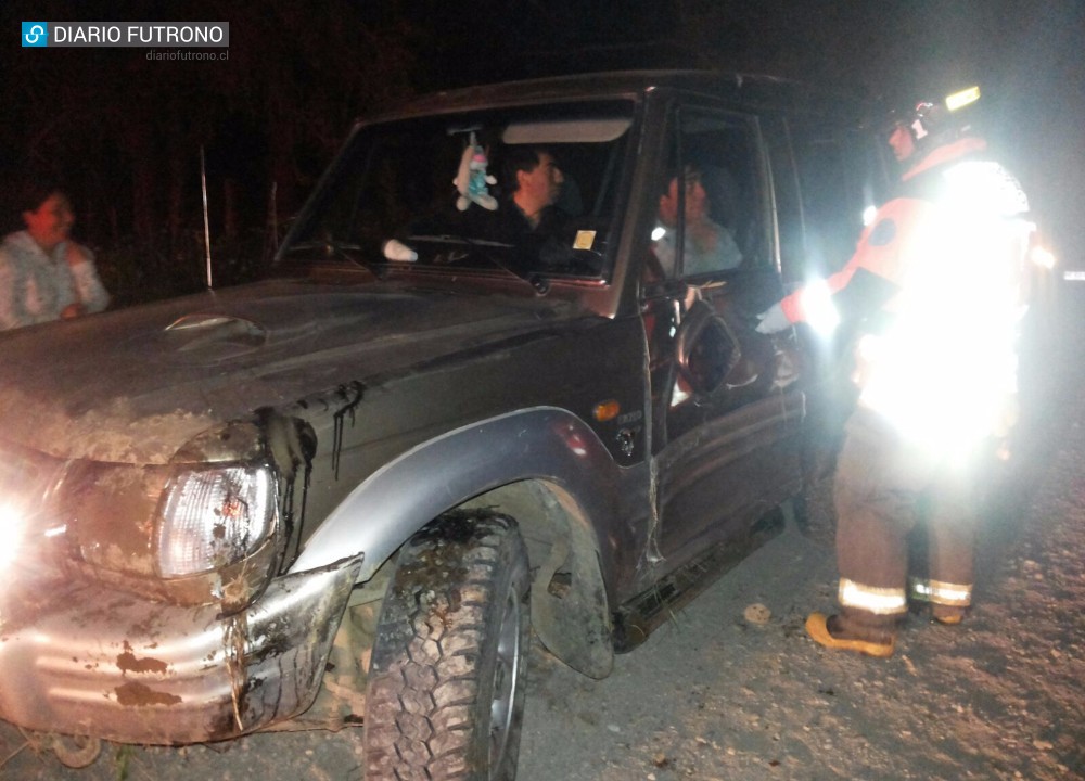 Accidente vehicular en Dollinco deja 4 adultos y 1 menor lesionados