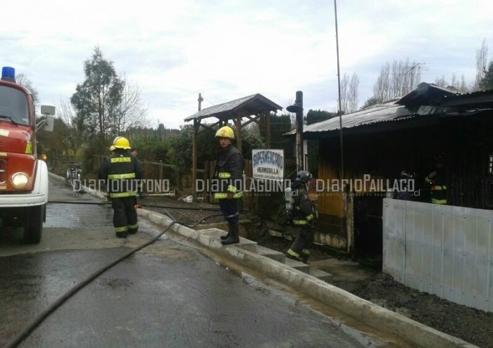 Incendio causó severos daños a supermercado de Trapi