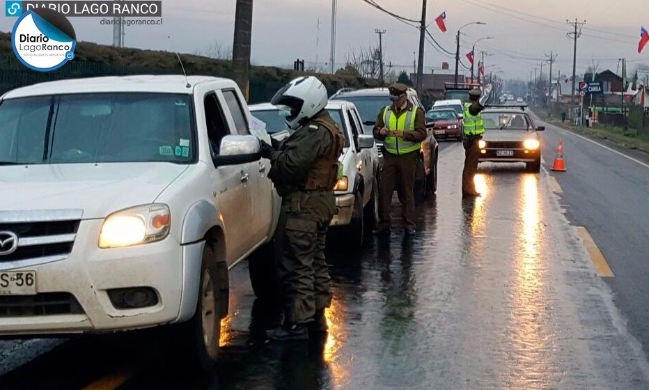 Accidente de tránsito y fonda infraccionada es el saldo de Fiestas Patrias en Lago Ranco