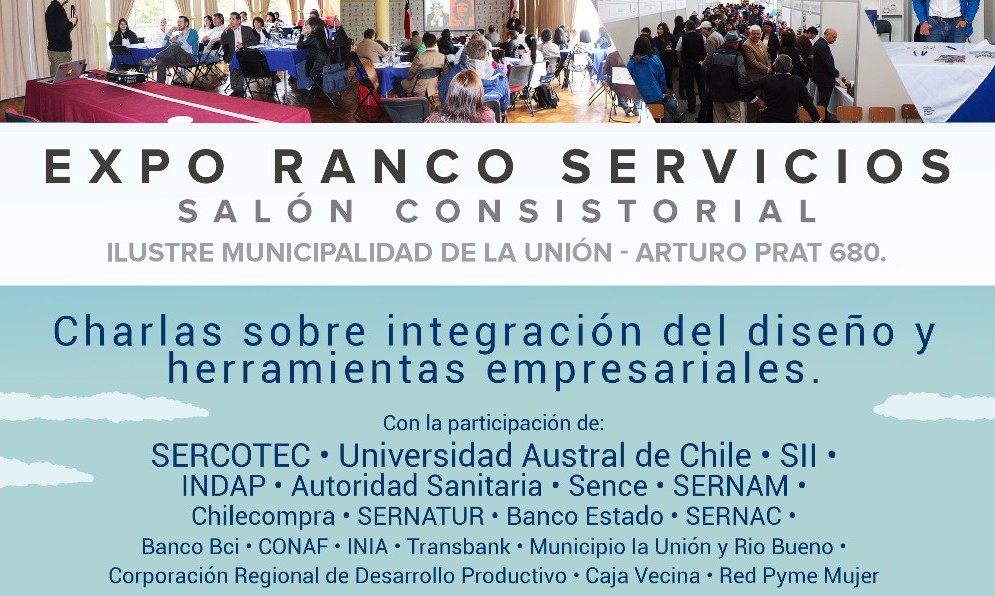 Invitan a participar de la 1° Expo Ranco Servicios en La Unión