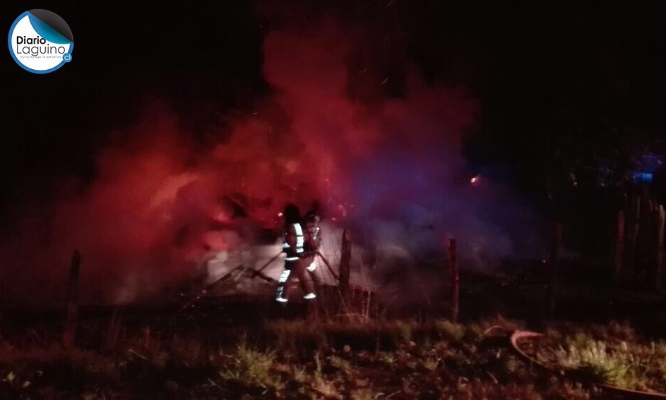 Los Lagos: Incendio consumió casa en el sector Las Lajas