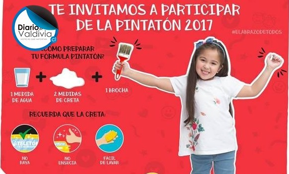 Más de 4 mil Voluntarios de Teletón realizarán la tradicional “Pintatón”