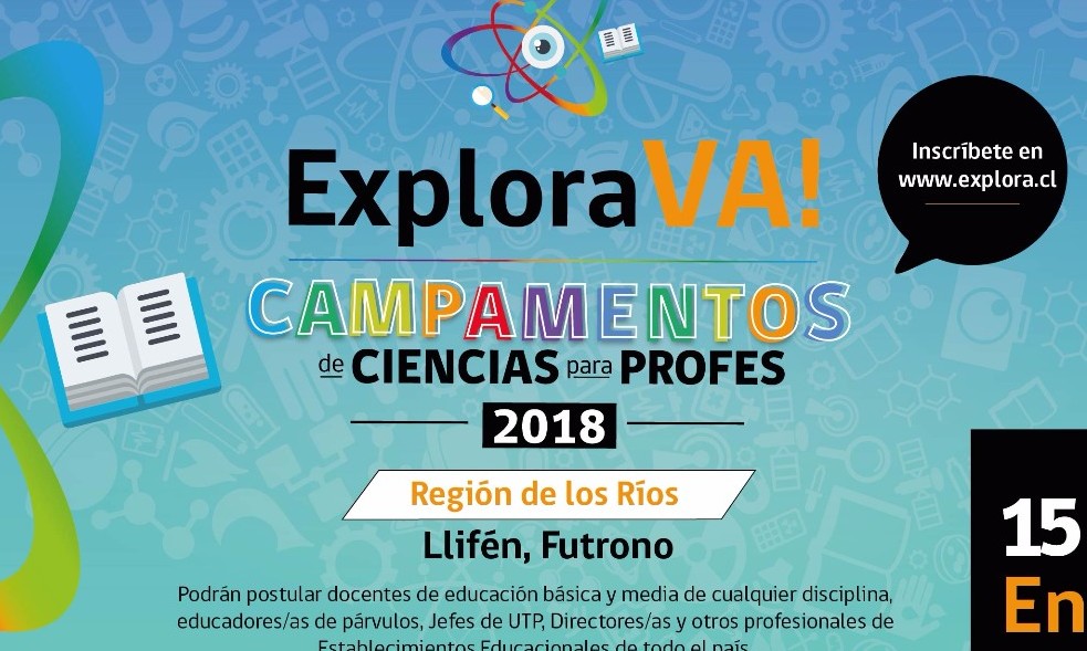 Explora VA! Abre postulaciones a campamento para profesores y educadoras de párvulos