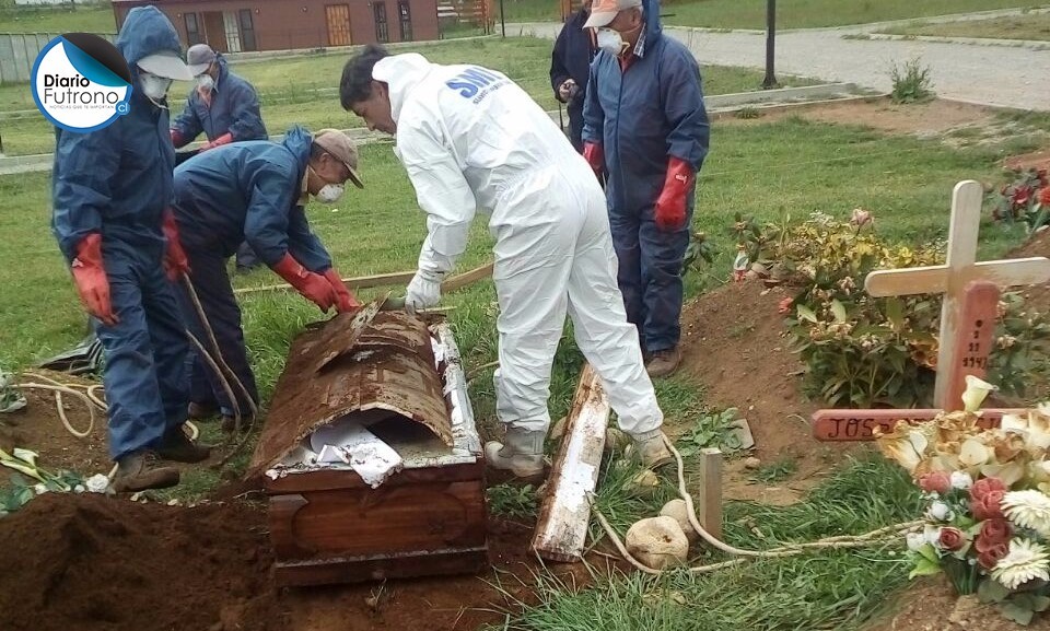 Caso de negligencia médica en Futrono: Exhumaron el cuerpo de Luis González