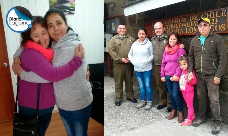 Carabineros de Los Lagos reunió a dos hermanas separadas hace 40 años