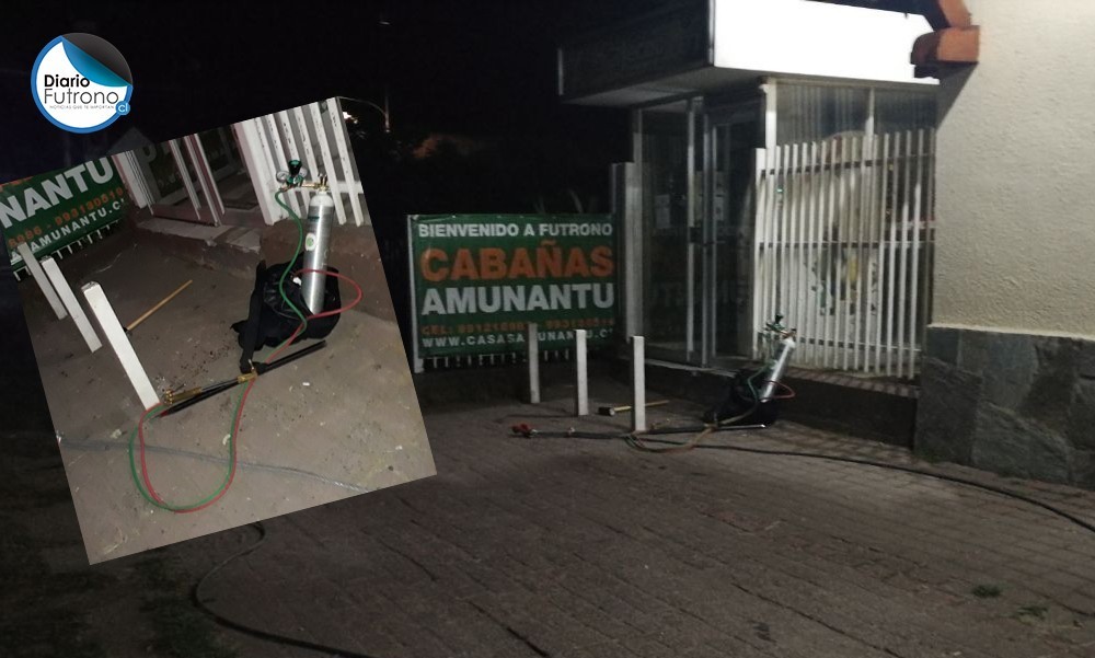 Carabineros alertados por transeúntes frustraron robo de cajero automático en Futrono