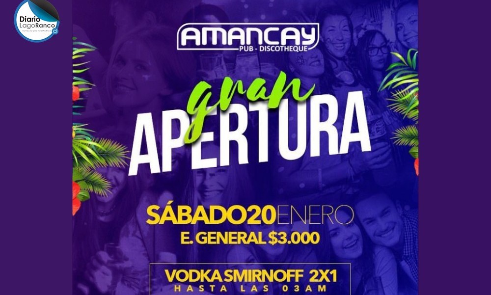 Disco Amancay parte esta noche con la primera gran fiesta de la temporada