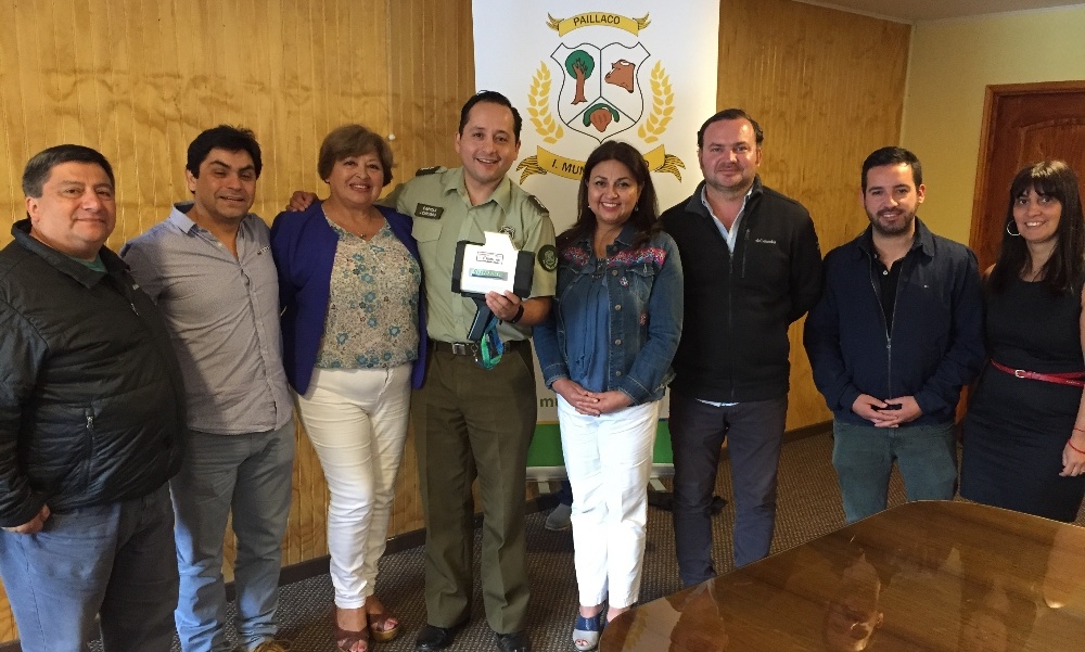 ¡Atención conductores! Carabineros de Paillaco recibió moderno detector de velocidad