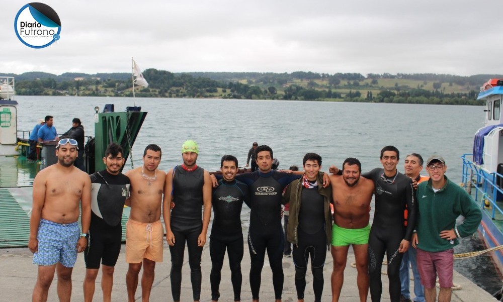 [ESTE SÁBADO] Valientes nadadores harán la travesía entre Coique y Puerto Futrono