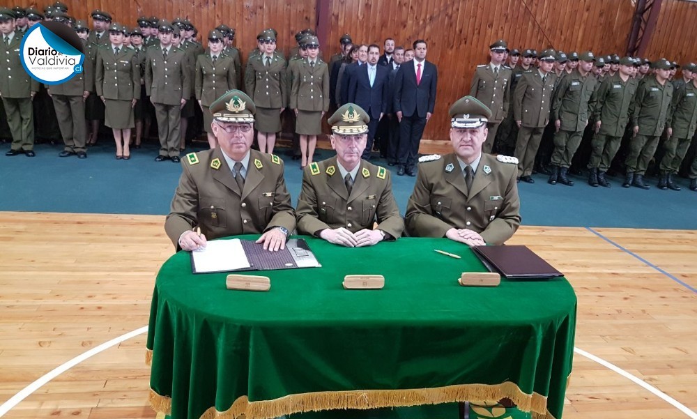 Nuevo General asumió mando de Carabineros en Los Ríos