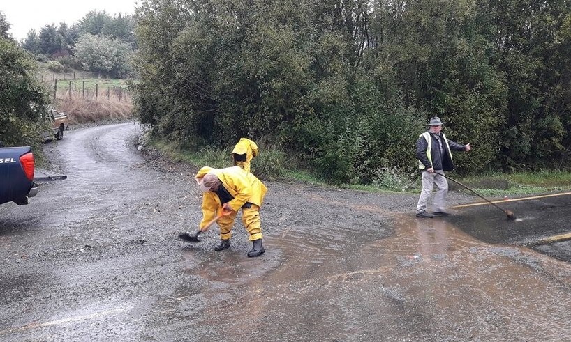 Municipio desplegó personal para solucionar problemas derivados del temporal