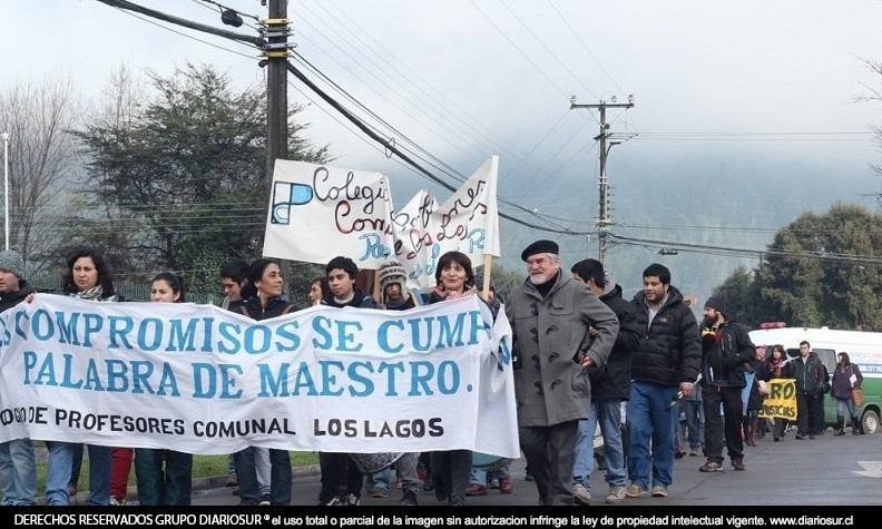 Profesores y trabajadores de la educación convocan a primera marcha y paro nacional del año