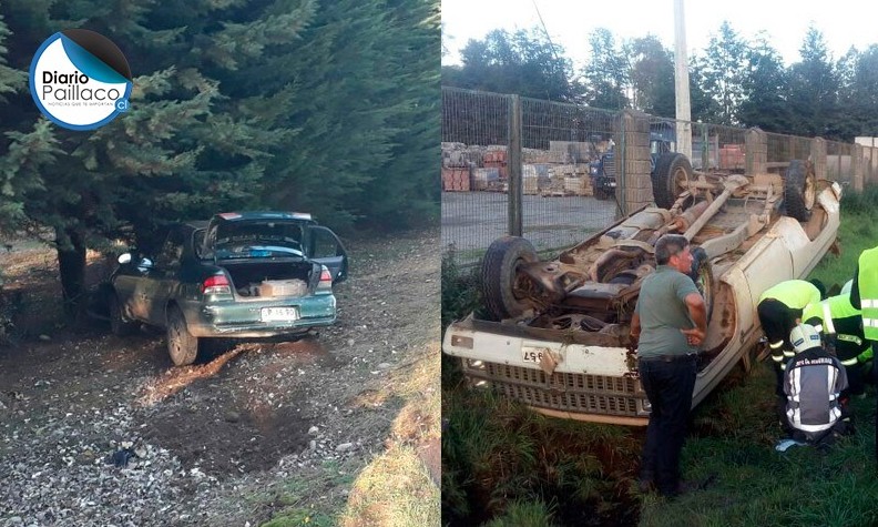 Dos accidentes de tránsito se registraron en Paillaco 