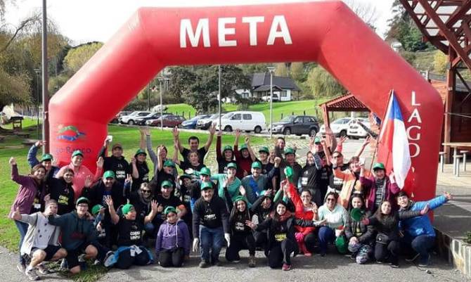 Lago Ranco vivió su primera corrida “Plogging: Corre y Limpia”