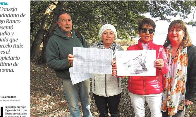 Lago Ranco: Vecinos insisten en "usurpación de terrenos" en Pisada del Diablo