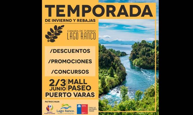 Cuenca del Ranco regalará estadías y tours en Mall Paseo Puerto Varas