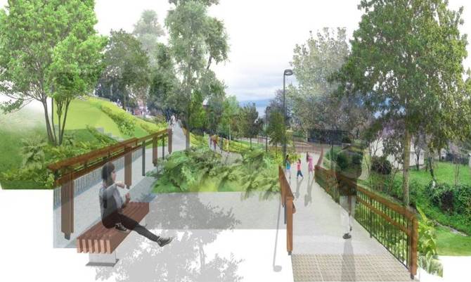 Vecinos finalizan proceso de participación ciudadana para el diseño de Parque Eje Tringlo en Lago Ranco