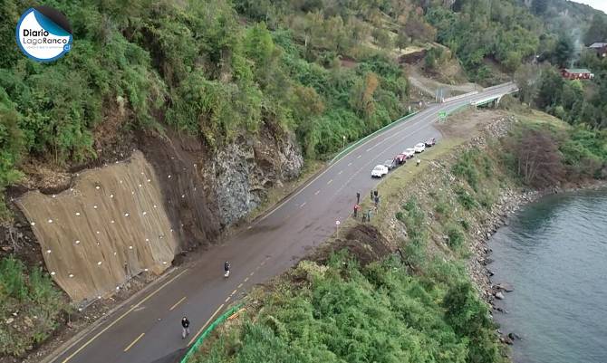 Completamente habilitada ruta Riñinahue-Lago Ranco