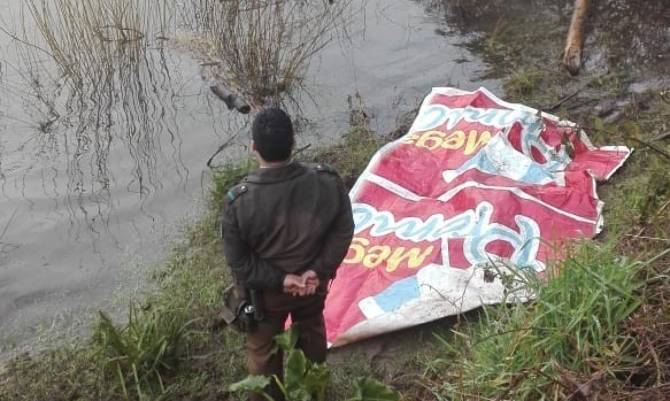 Mujer murió tras caer de puente mecano en Los Lagos