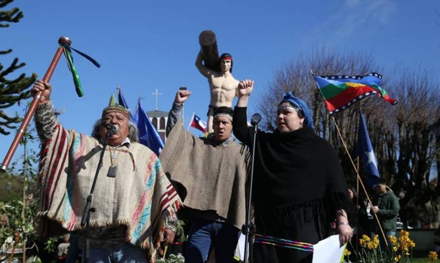 Comunidades mapuche homenajearon al Toqui Caupolicán en Río Bueno