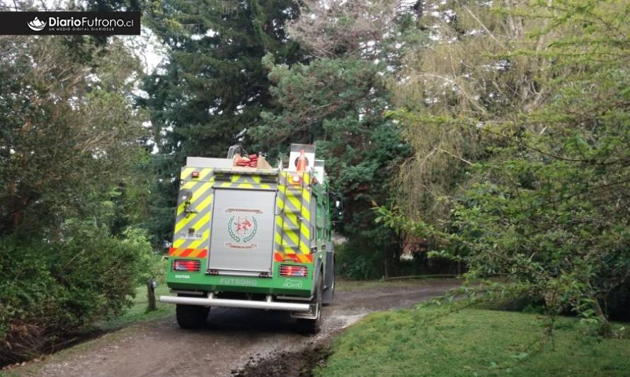 Principio de incendio afectó una vivienda en Calcurrupe