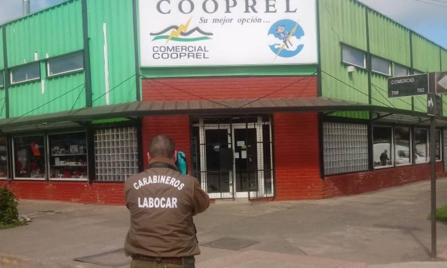 Comercial Cooprel de Río Bueno sufrió cuantioso robo