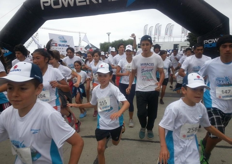 Imágenes: Masiva concurrencia en 3° Corrida Familiar Lago Ranco