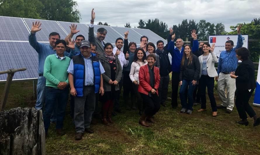 Inauguran sistema fotovoltaico en Choroico que inyectará energía a la red