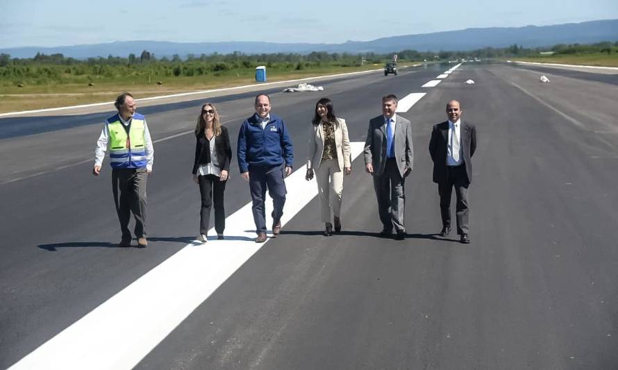 Completaron repavimentación de pistas en Aeródromo Pichoy 