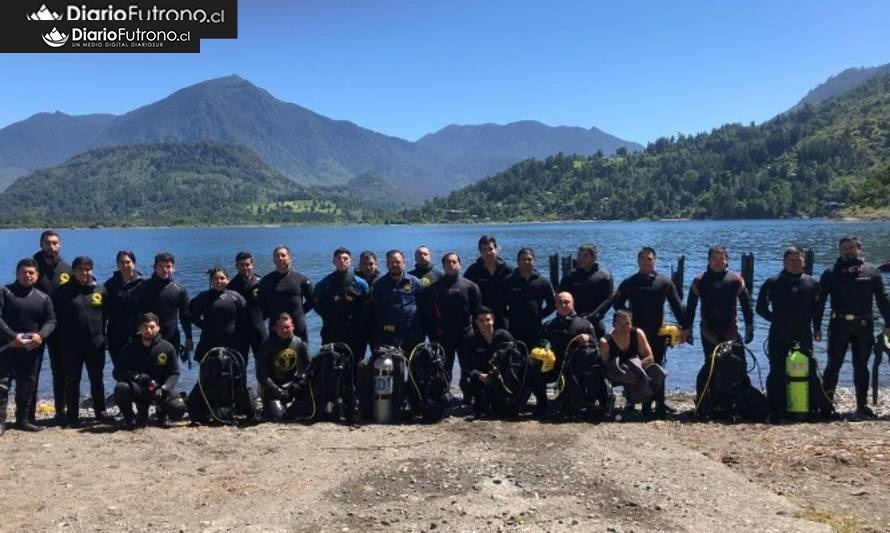 Buzos del país participaron del 1° Seminario de Seguridad Pública realizado en Llifén