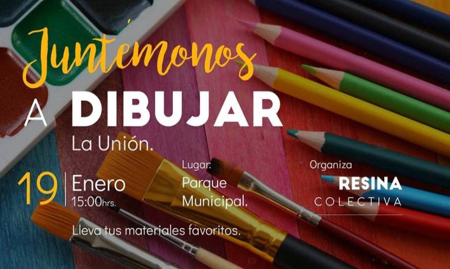 Atención niños y jóvenes: Este sábado vengan a "Juntémonos a Dibujar La Unión"