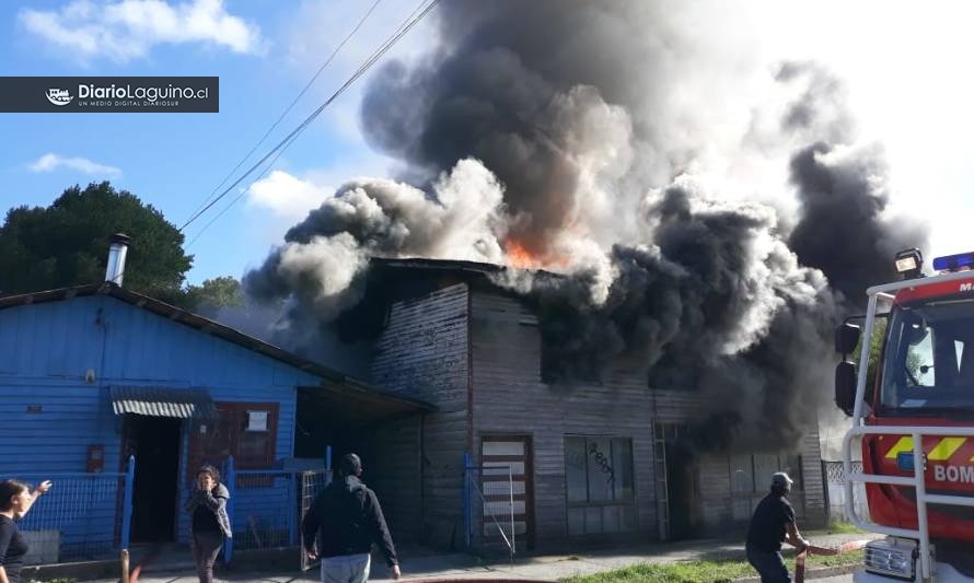 Los Lagos: Incendio consumió vivienda donde falleció una persona el 2014