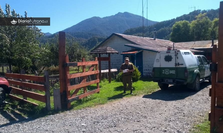 Hombre de Futrono falleció tras sufrir problema de salud mientras trabajaba