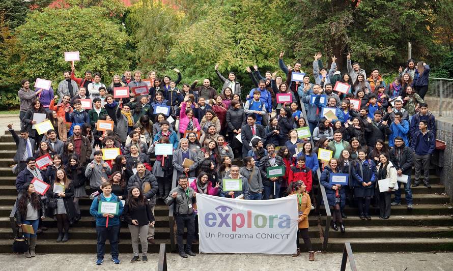 Jornada inaugural de programa Explora reunió a estudiantes de 11 comunas de Los Ríos