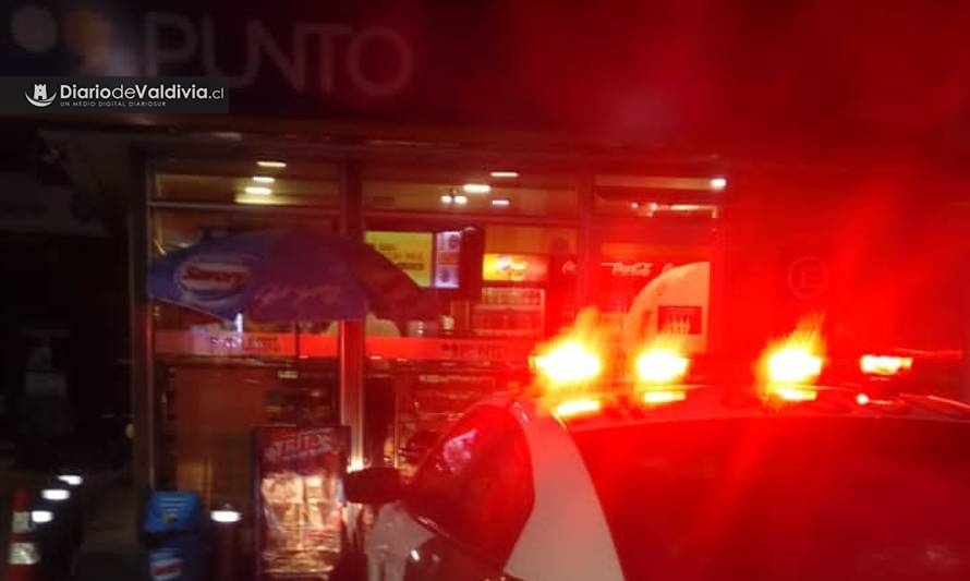 Carabineros detuvo a sujeto que asaltó servicentro en Valdivia