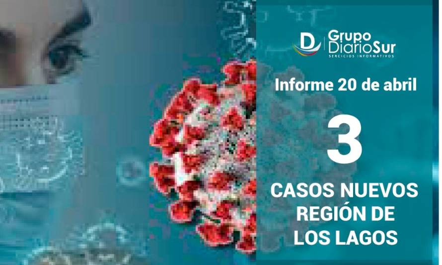 Tres nuevos casos de Coronavirus en la región de Los Lagos: La cifra de contagios llegó a 424