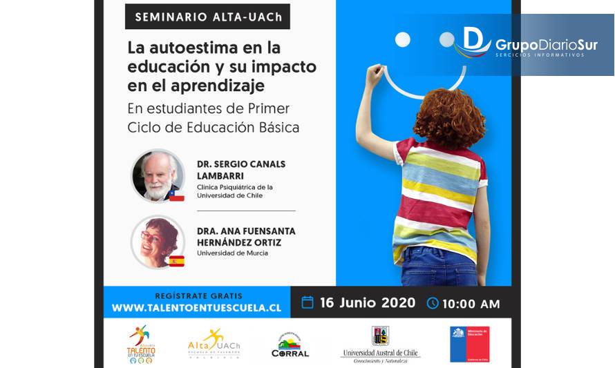 Alta-UACh invita a seminario online: autoestima en la educación