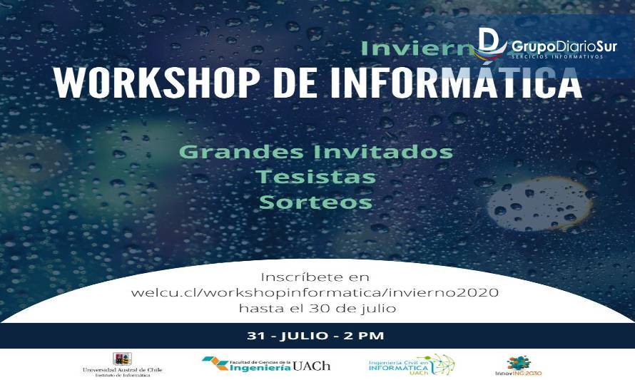 Informática UACh realizará tradicional Workshop vía YouTube Live