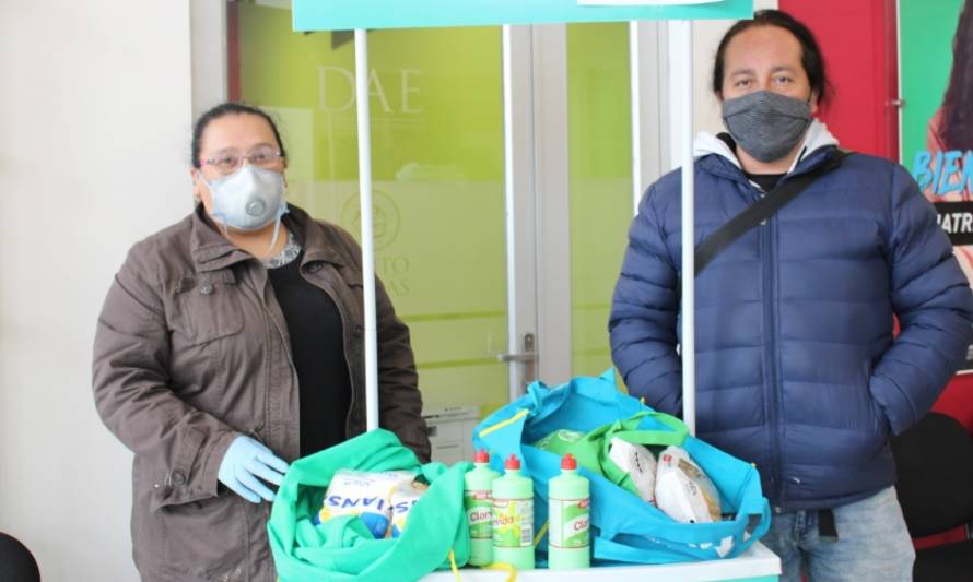 Alumnos de Santo Tomás realizaron campaña de donación de alimentos