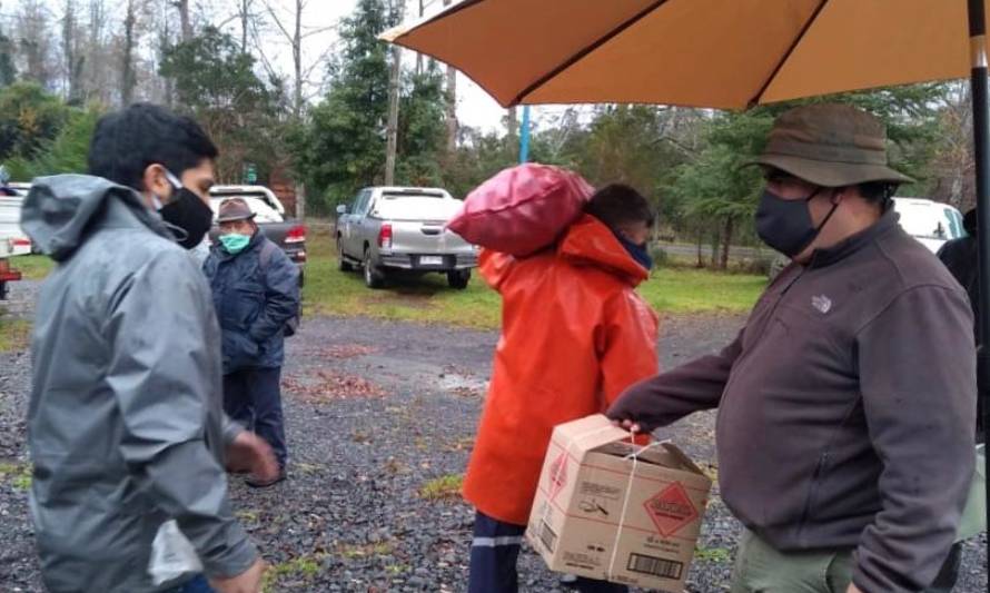 Anuncian tercera entrega de alimentos para familias vulnerables de Lago Ranco