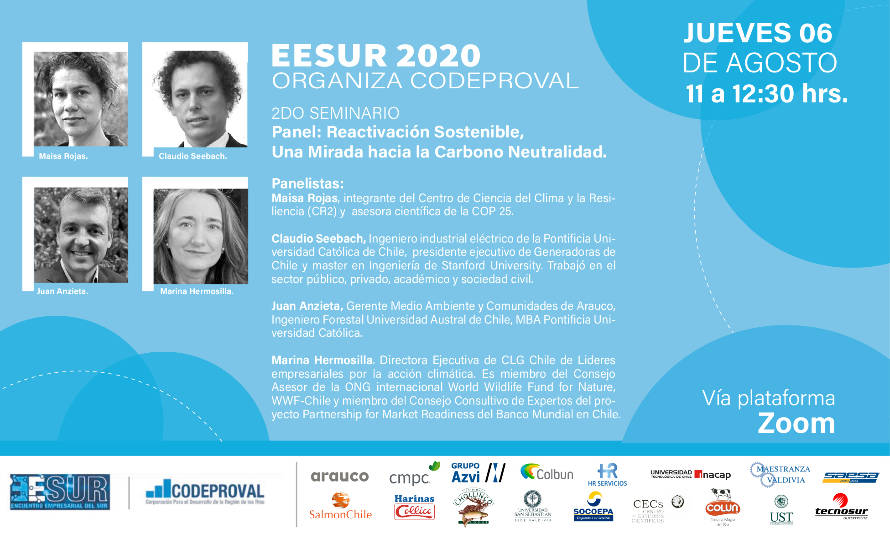 EESUR 2020: invitan a seminario sobre carbono neutralidad