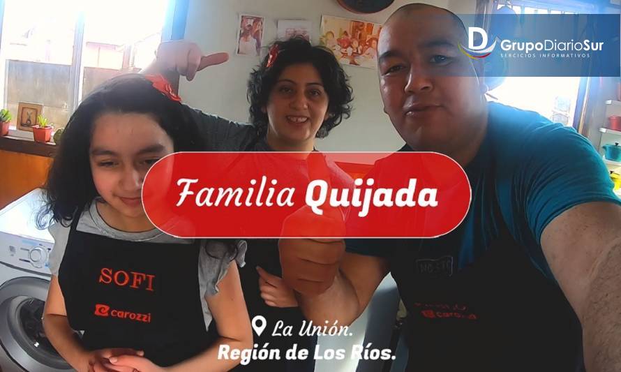 Familia de La Unión compite en concurso Familias Carozzi