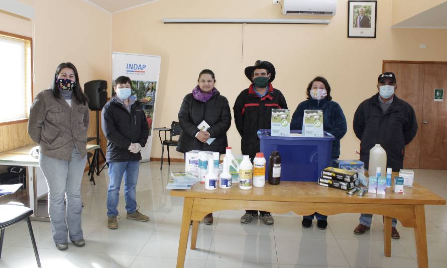 Productores ovinos recibieron botiquín para manejos sanitarios